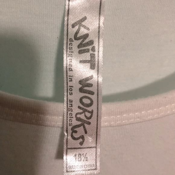 White and Gold Polka Dot Dress - Picture 4 of 5